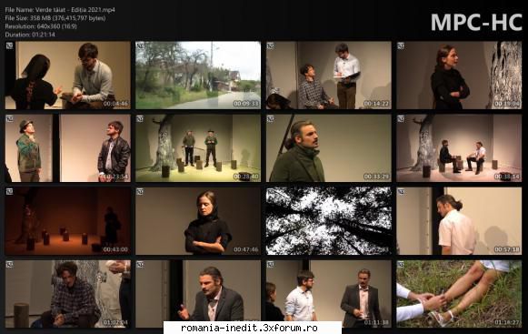 Verde tăiat(Asociația Pro Teatru) - Autor: Alexandra Felseghi - Teatru rom�nesc - Romanian Theater