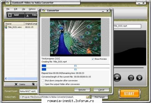 Video to Nokia Converter 1.3.22 - Video to Nokia Converter 1.3.22 Daniusoft Video - PDA / Mobile Technology
