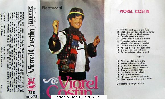 Viorel Costin STC 00273 - Viorel Costin STC 00273 .flac 1.Mandru - Muzica populara romaneasca - Romanian folk
