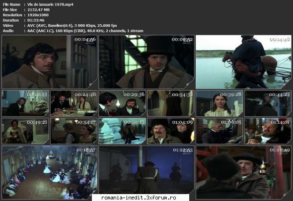 Vis de ianuarie (1978) - sasadoru - Filme rom�nesti - Romanian Movies
