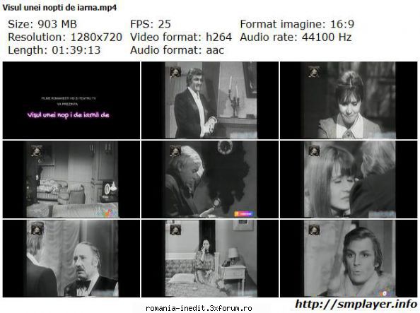 Visul unei nopti de iarna (1980) (Teatru) - Visul unei nopti de iarna - Teatru rom�nesc - Romanian Theater