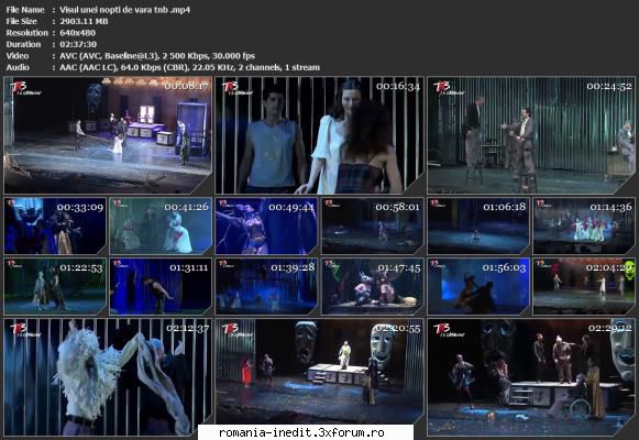 Visul unei nopţi de vară Shakespeare (2005) (TNB) - sasadoru - Teatru rom�nesc - Romanian Theater