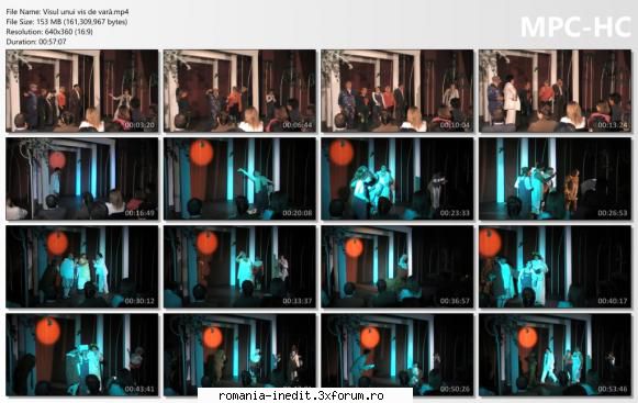 Visul unui vis de vară - bgl23 - Teatru rom�nesc - Romanian Theater