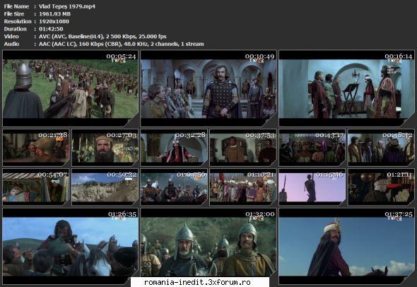 Vlad Tepes (1979) - sasadoru - Filme rom�nesti - Romanian Movies
