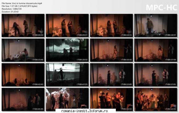 Voci in lumina intunericului(Compania D'Arte) - DISTRIBUŢIA, �n ordi - Teatru rom�nesc - Romanian Theater