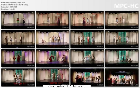 Vrajitorul din Oz(Scoala de Teatru Ion Lucian) - Regia: Silvana Ionescu - Teatru rom�nesc - Romanian Theater