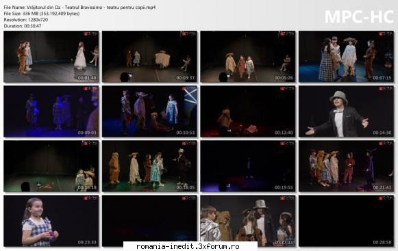Vrăjitorul din Oz(Teatrul Bravissimo) - bgl23 - Teatru rom�nesc - Romanian Theater