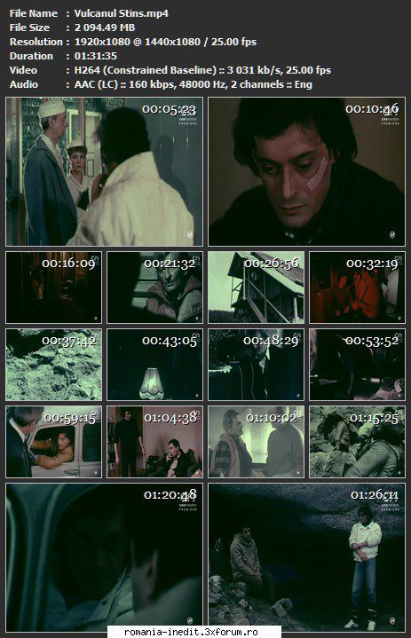 Vulcanul stins (1987) - sasadoru - Filme rom�nesti - Romanian Movies
