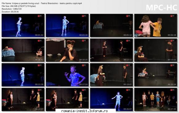 Vulpea și pestele �nving ursul(Teatrul Bravissimo) - Ursul - Tudor T - Teatru rom�nesc - Romanian Theater
