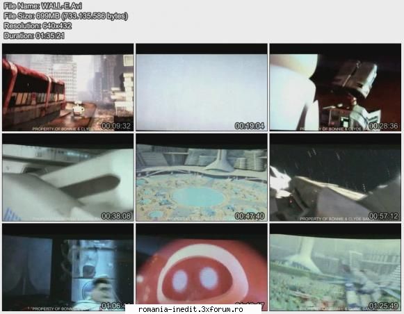 Wall-E 2008 Cam XviD-JkS - Screenshot. Imaginea este extrem de pixelizata - Filme - Movies
