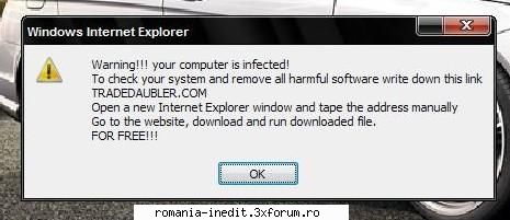 Warning - tot imi apare asta in continuu, ce este si cum - Tech Support