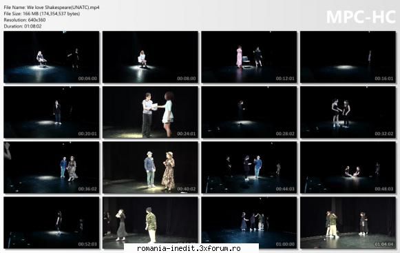 We love Shakespeare(UNATC) - bgl23 - Teatru rom�nesc - Romanian Theater