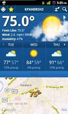 Weather Underground_2.1.2, vremea in direct - Descriere The Internet's first ever - PDA / Mobile Technology