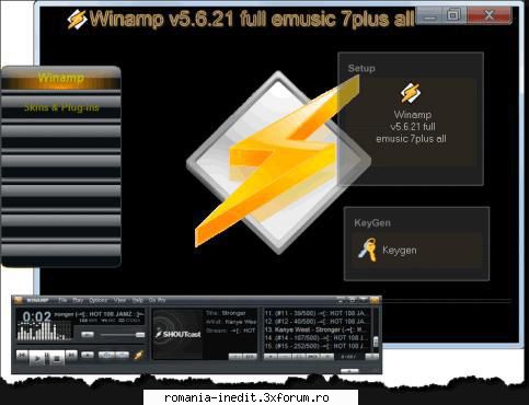 Winamp v5.6.21 full - Este creat cu AutoRun Pro si contine: 1. Winamp - New Softwarez