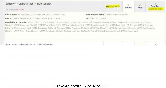 Windows 7 ALL - DIRECT LINKS - - uite aici cand a fost lansat ultimate - New Softwarez