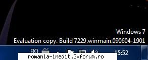 Windows 7 build 7229 x86/x64 - intrebare : cum scap de mesajul asta care imi - Software