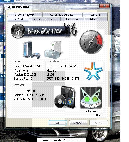 Windows XP - acesta este poze( nu stiu cum sa modific si sai - Tech Support