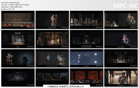 Woyzeck(Teatrul Radu Stanca) - De: Georg B�chner Regie & Dramaturgie - Teatru rom�nesc - Romanian Theater