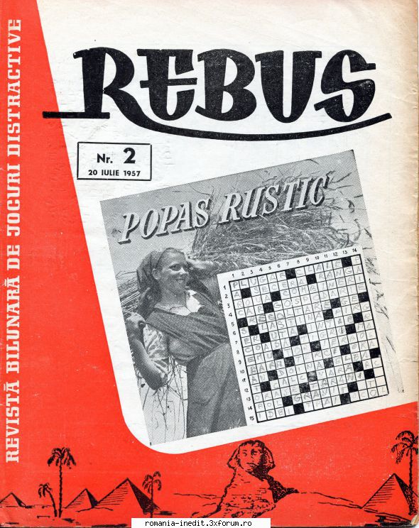 XWord-Program de rezolvat cuvinte incrucisate - Revista "Rebus " Careul "POPAS - Freeware & Open Source