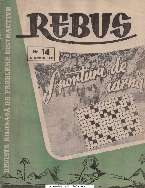 XWord-Program de rezolvat cuvinte incrucisate - Revista "Rebus " SPORTURI DE - Freeware & Open Source