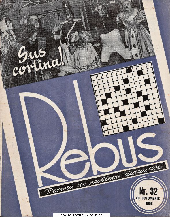 XWord-Program de rezolvat cuvinte incrucisate - CONTINUARE - Revista "Rebus " SUS COR - Freeware & Open Source