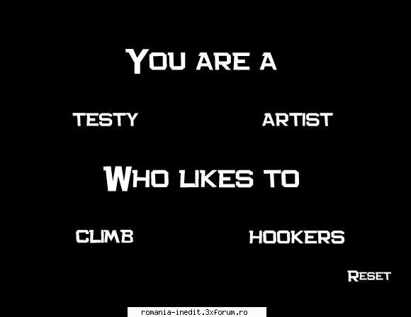 You are a... - maharet - Off Topic
