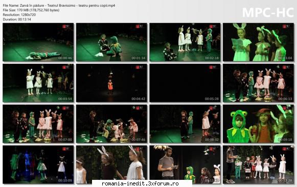 Zarvă �n pădure(Teatrul Bravissimo) - Profesor coordonator Andr - Teatru rom�nesc - Romanian Theater