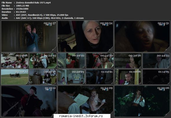 Zestrea Domnitei Ralu (1971) - sasadoru - Filme rom�nesti - Romanian Movies