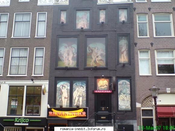 amsterdam-intrare red light district - eticheta ...este borna de intrare in - Poze inedite - Original photos
