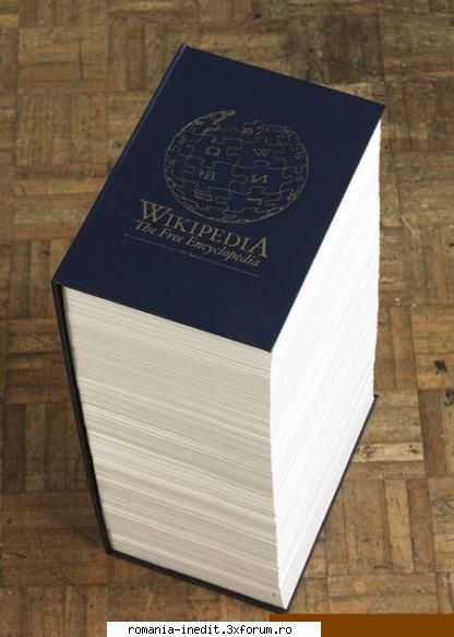 bai !! am downloadat si printat wikipedia - Xpector - Funny