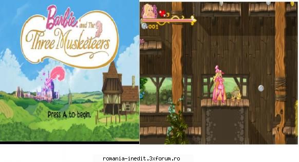 barbie and three musketeers PC GAME - l-am luat pe cel pus de - Jocuri pentru copii - Games for kids