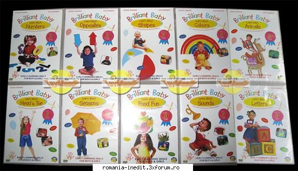 brilliant baby - cele mai misto dvd-uri educative - sunt de acord cu rimom - Carti pentru copii - Books