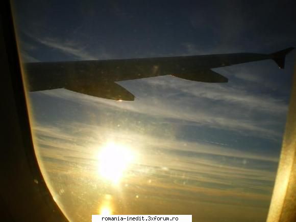 cateva poze din avion - apus - deasupra romaniei - Poze inedite - Original photos