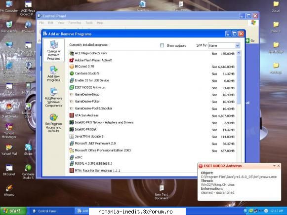 ce pot face??? - imi tot apare prostia asta si de abia am instalat - Tech Support