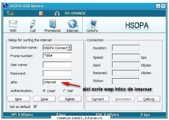 configurare modem usb AMOI U 2000 - incerca sa faci setarile astea dar vezi ca daca - Tech Support