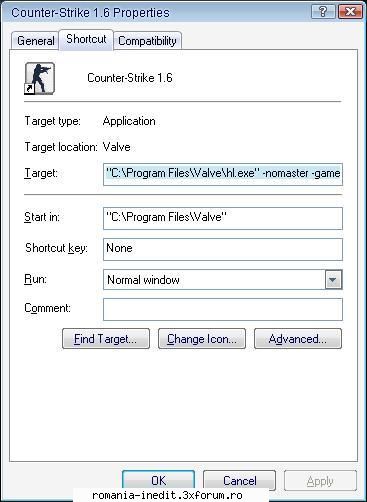 counter - ciudat la mine asa arata la target "C:\Program - Tech Support