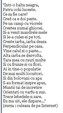 din ciclul "si inginerii pot scrie versuri...." - myshyk - Off Topic