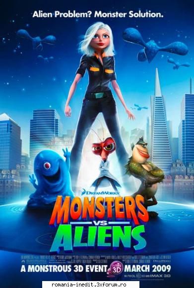 direct download - Monsters vs. Aliens 2009 Info Plot When a - Filme - Movies