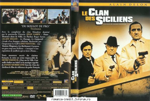 direct download - Le clan des Siciliens Jean Gabin as Vittorio - Filme - Movies
