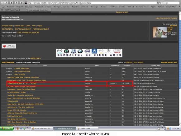 eroare International_Music_Videoclips ? - ce e asta :| de posturi ? mam gandit ca ar fi - Off Topic