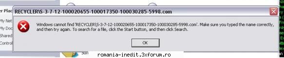eroare windows - nu imi intra pe paritie la hard........imi arata - Tech Support