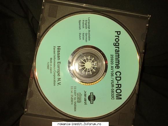 gps nissan primera - si inca un cd care e de la masina cd_rom 25920 - Mobile/ PDA / GPS Tech Support