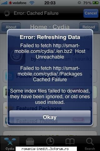 iPHONE - Aplicati de TOP si setari - Atunci cand deschideti - Cydia - cateodata - PDA / Mobile Technology