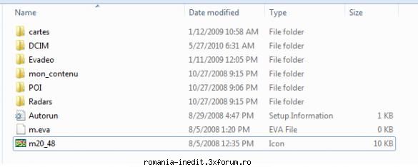 ign evadeo m20 - nu prea am reusit sa fac asa uite ce am pe cardul - Mobile/ PDA / GPS Tech Support