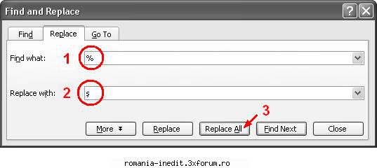 inlocuire semn % cu o litera - 80Inanna - Tech Support