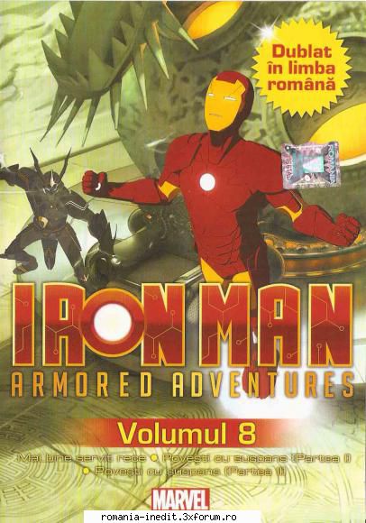 iron Man - 8 DVD-uri GSP - Iron Man - Vol. 8 Whitney Stane este - Filme pentru copii - Movies for kids