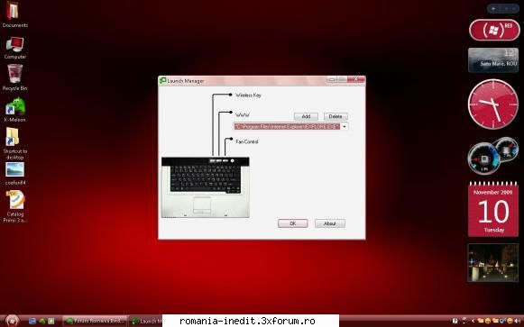 launch manager - as dori sa ma ajutati cu aceaste aplicatie. am un - Tech Support