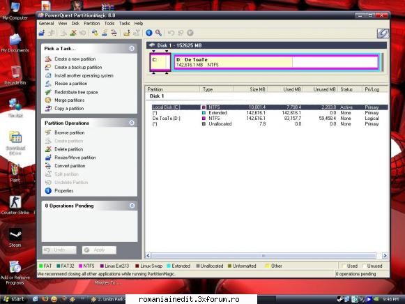 marire partitie - Am cautat "extend partition" da nu am gasit - Tech Support