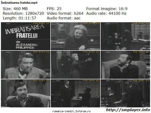 �mbratisarea fratelui (1979) (Teatru TV) - �mbratisarea fratelui (1979) - Teatru rom�nesc - Romanian Theater