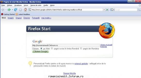 mozila si romaniainedit - pai uite unde il pun link-ul: ia raspunsul e - Tech Support
